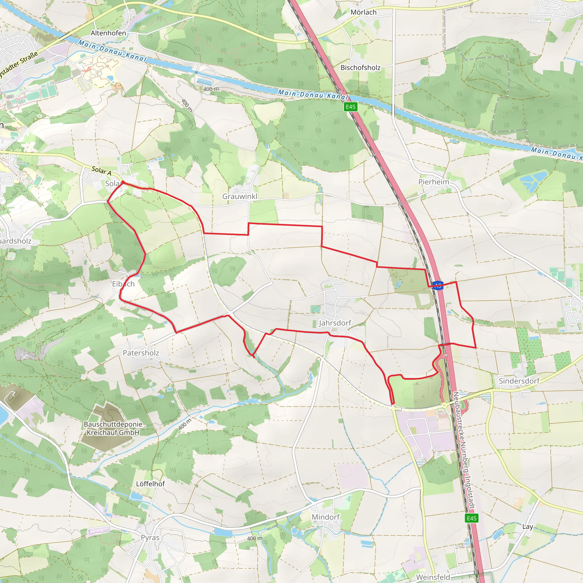 Solar Loop mobile static map