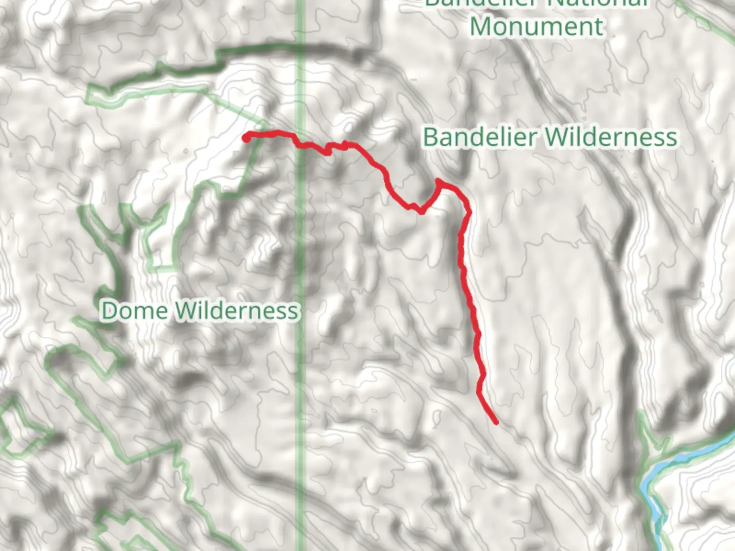 An image depicting the trail Boundary Peak and Lower Capulin Trail and its surrounding area.