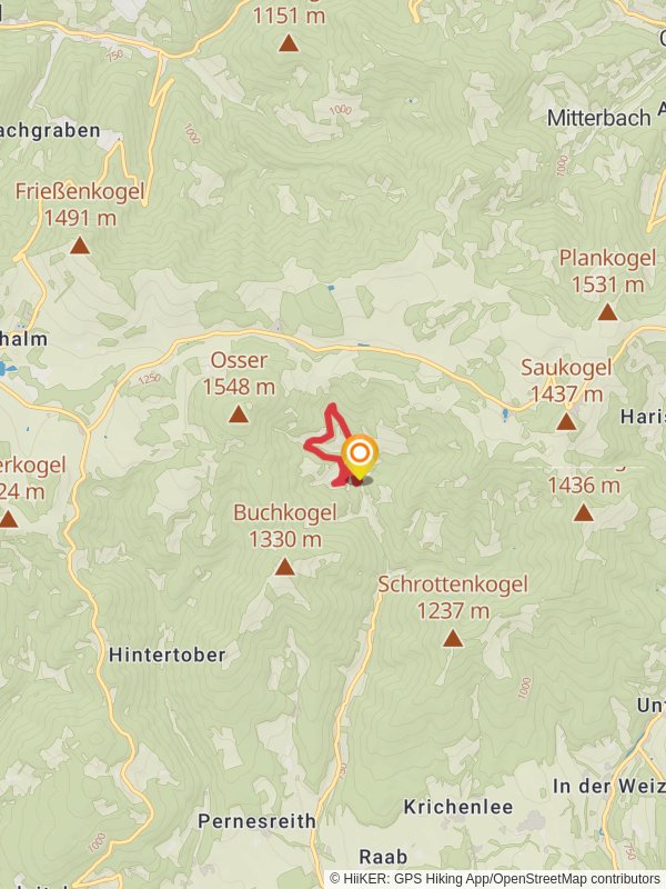 Raab Origin Loop mobile static map