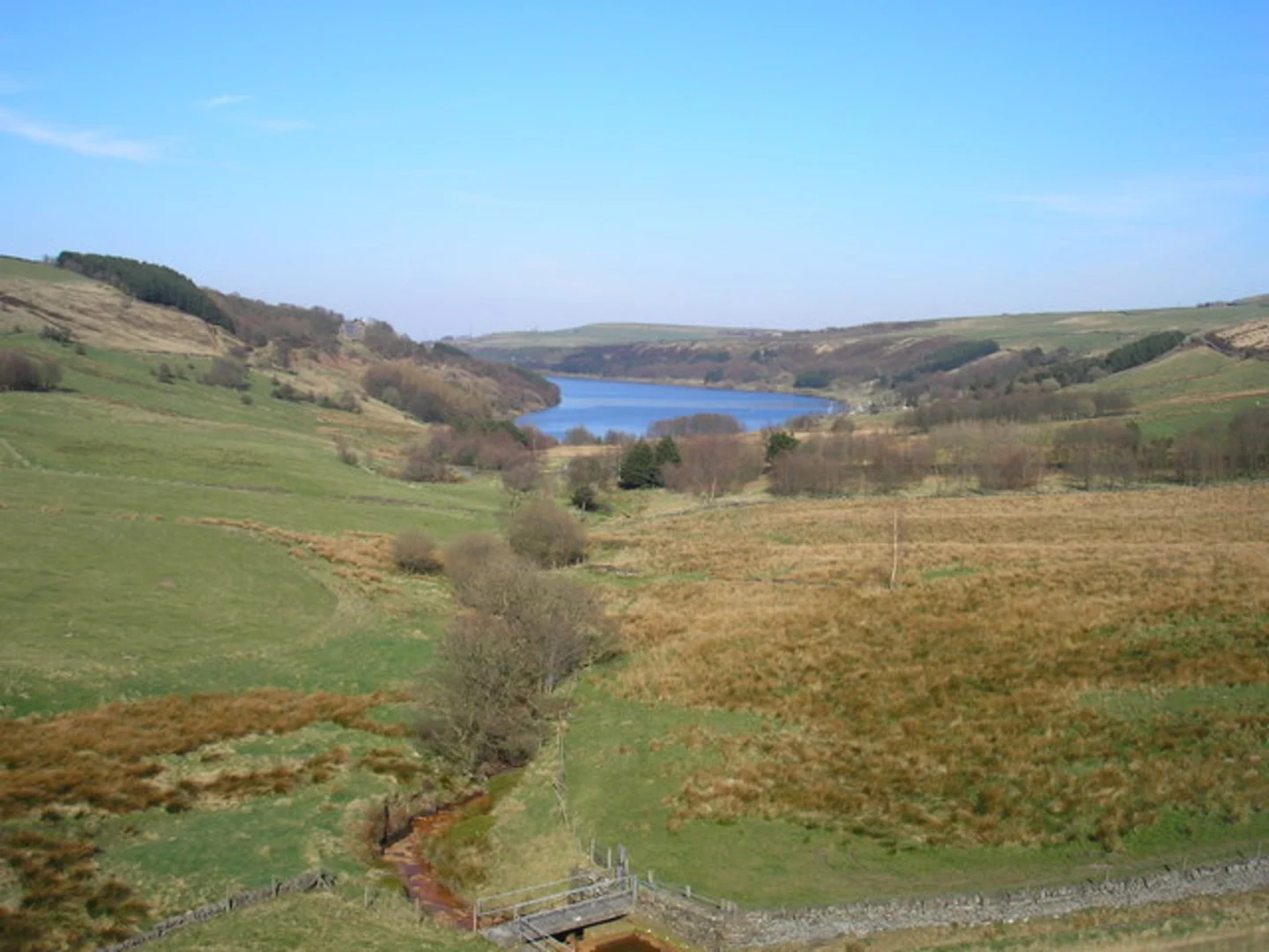 An image depicting the trail Scammondon Water Loop and its surrounding area.
