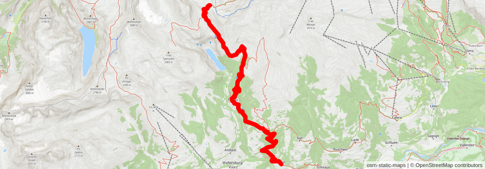 ViaSuworow stage 11 Map