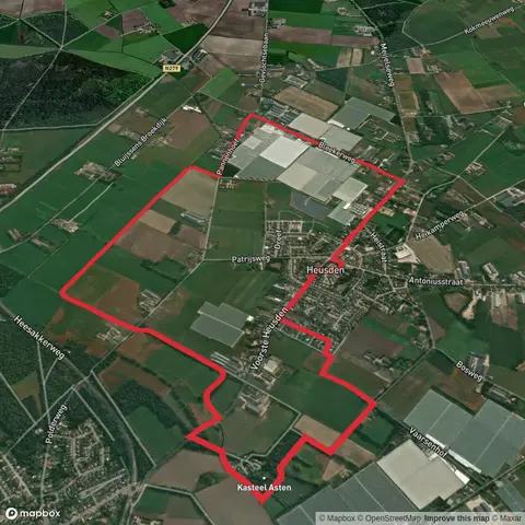 Kasteel Asten via Bleeker Weg and Veldloop