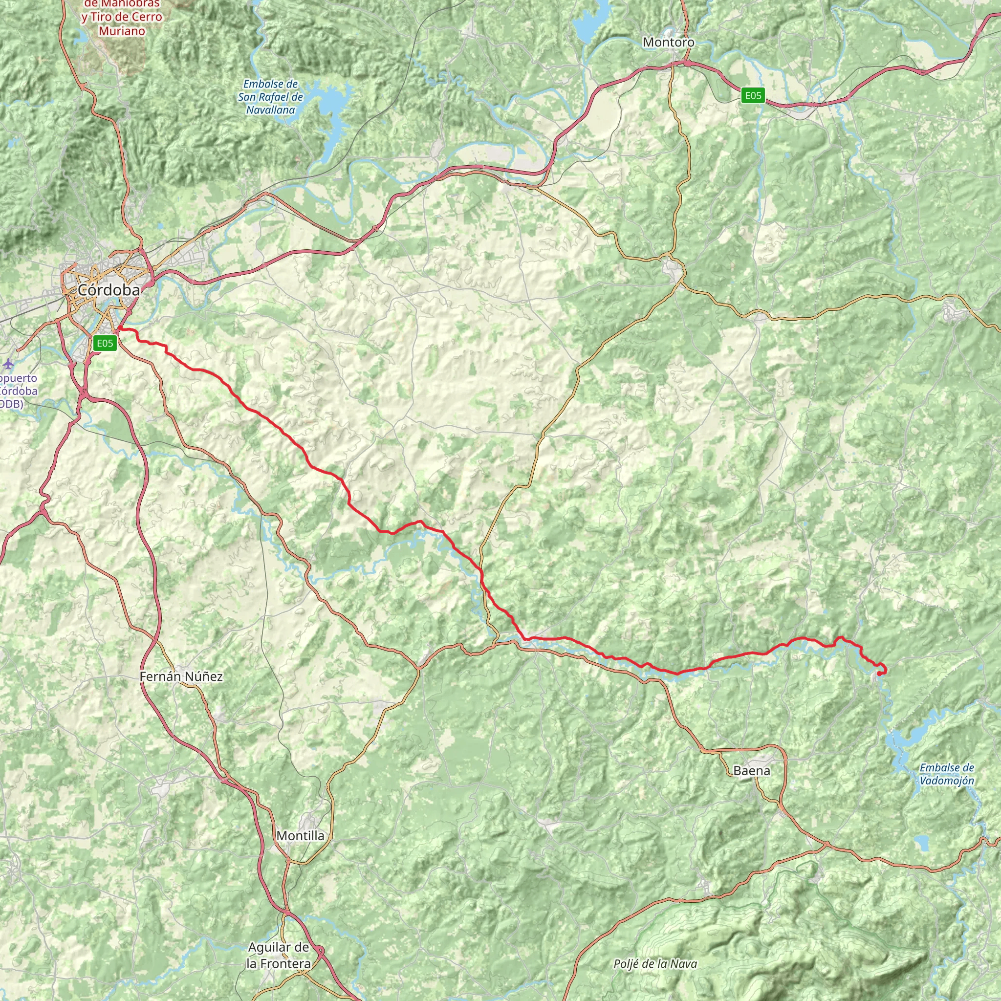 GR 43 - Cordel de la Campiña - Andalucía mobile static map