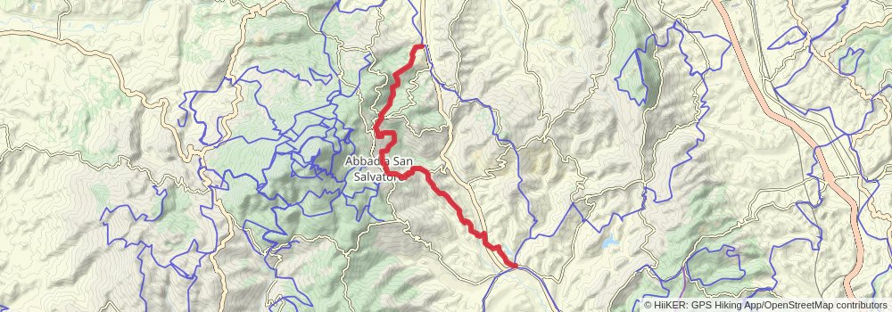 Via Francigena alt 7 Map