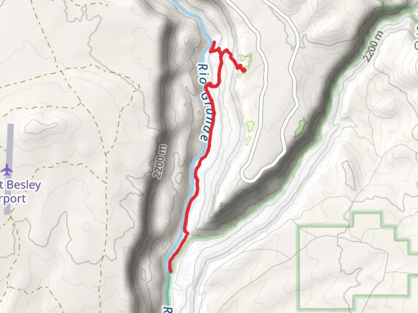 An image depicting the trail Big Arsenic and River Trail and its surrounding area.