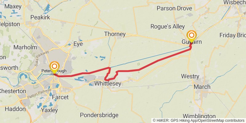 Nene Way stage 7 Map