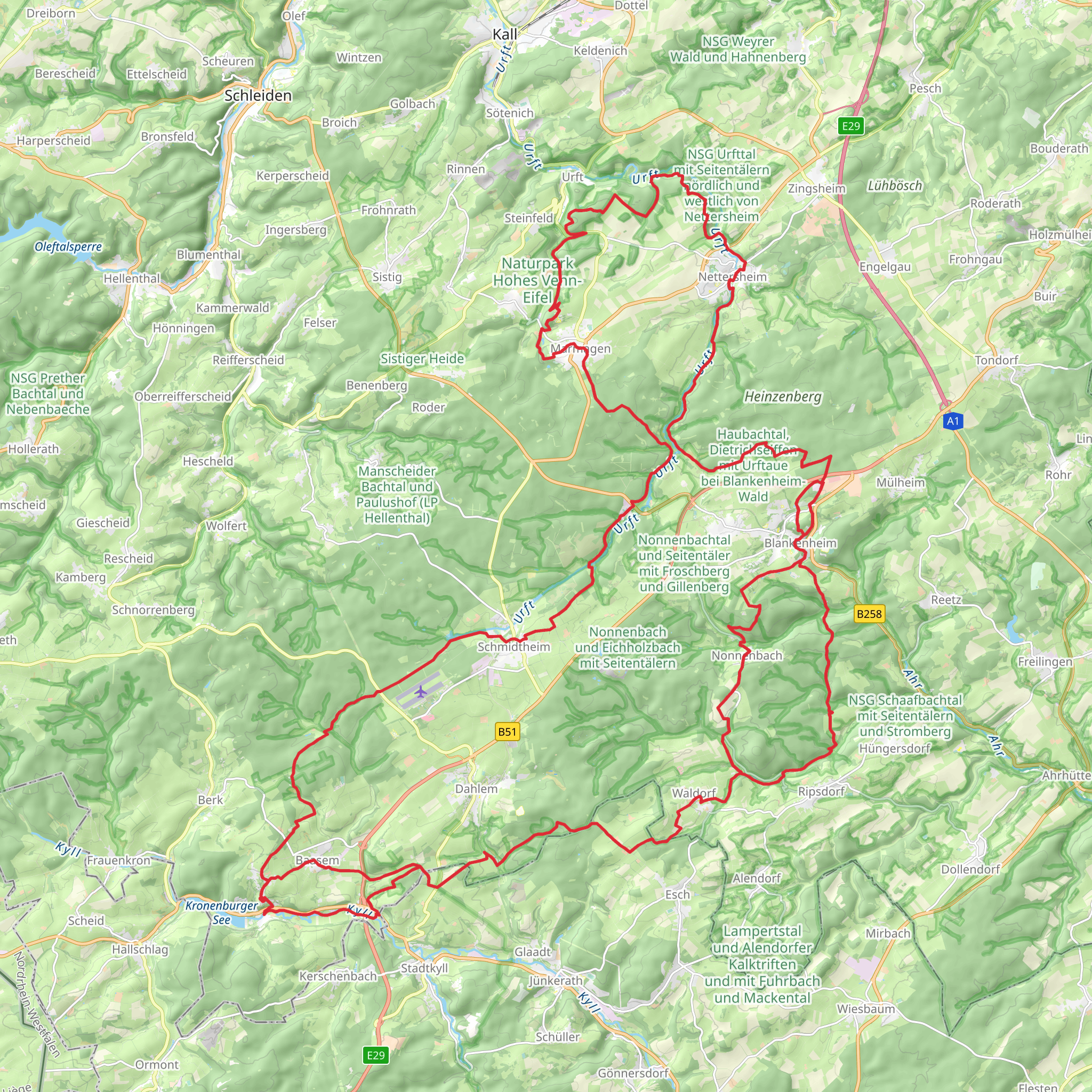 Eifeler Quellenpfad mobile static map