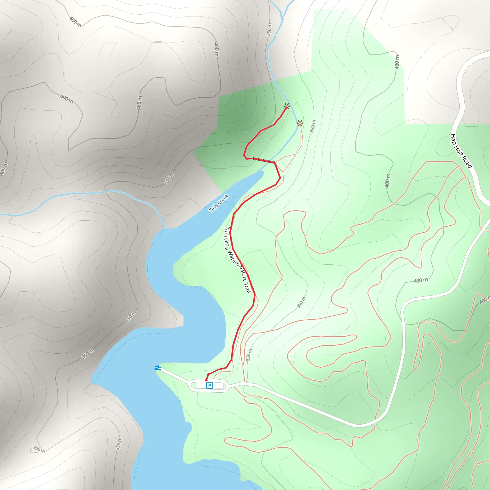 Tumbling Waters Nature Trail mobile static map