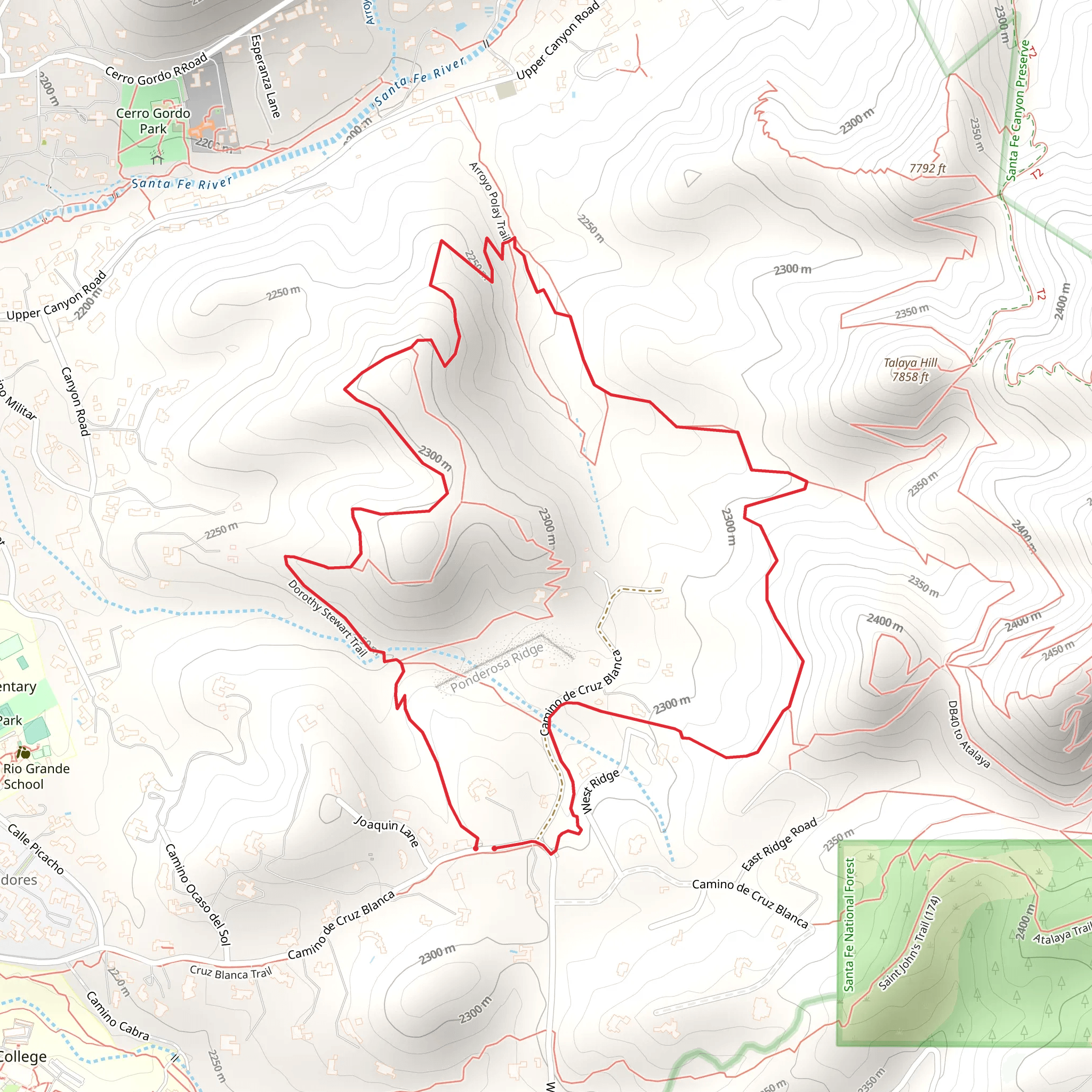 Dorothy Stewart Trail Loop mobile static map