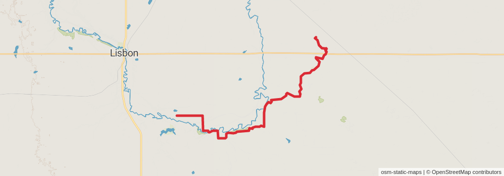 American Perimeter Trail - North Country Primary stage 210 Map