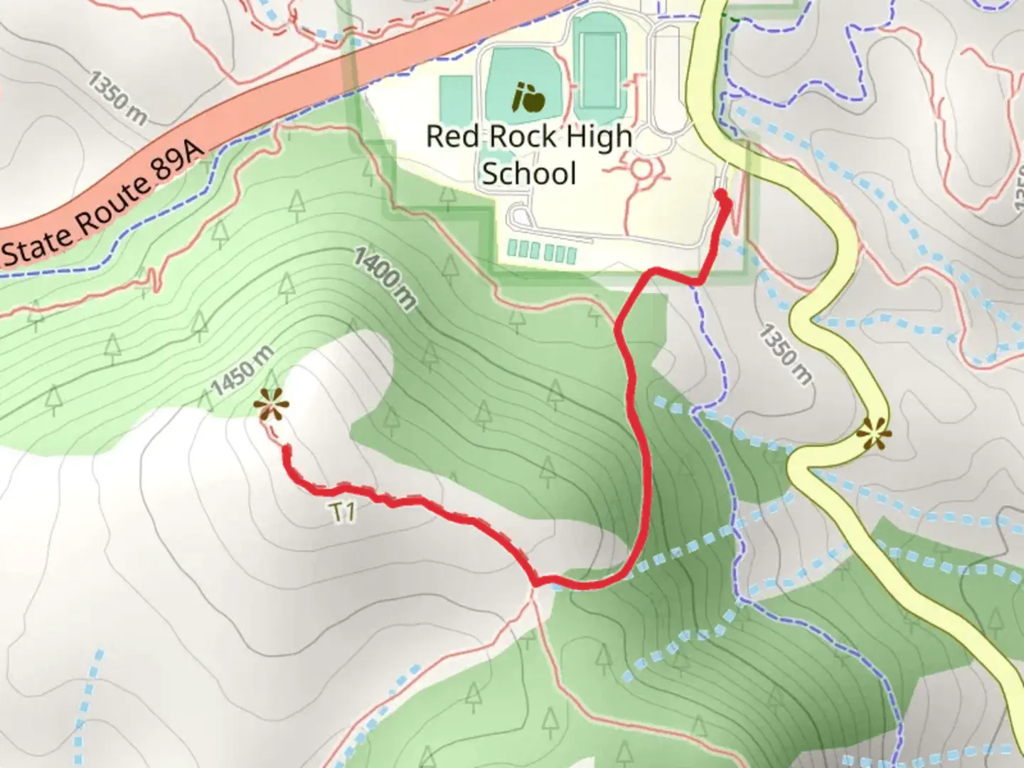 An image depicting the trail Schuerman Mountain Trail and its surrounding area.