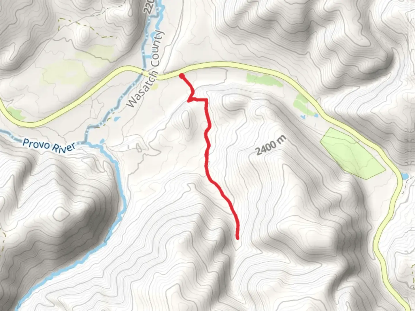 An image depicting the trail Willow Hollow Trail and its surrounding area.