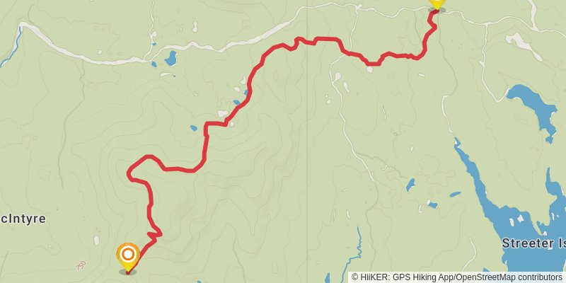 Vermont Long Trail stage 4 Map