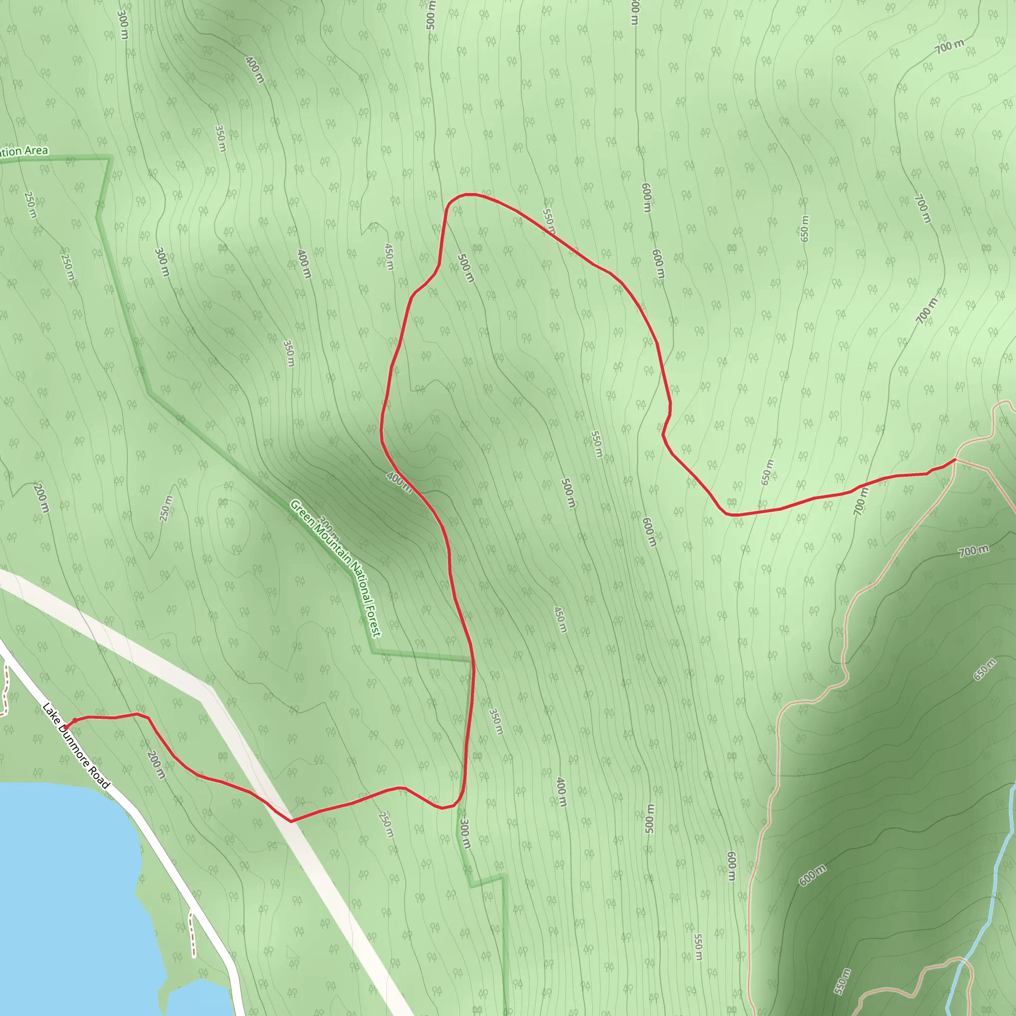 Keewaydin Trail mobile static map