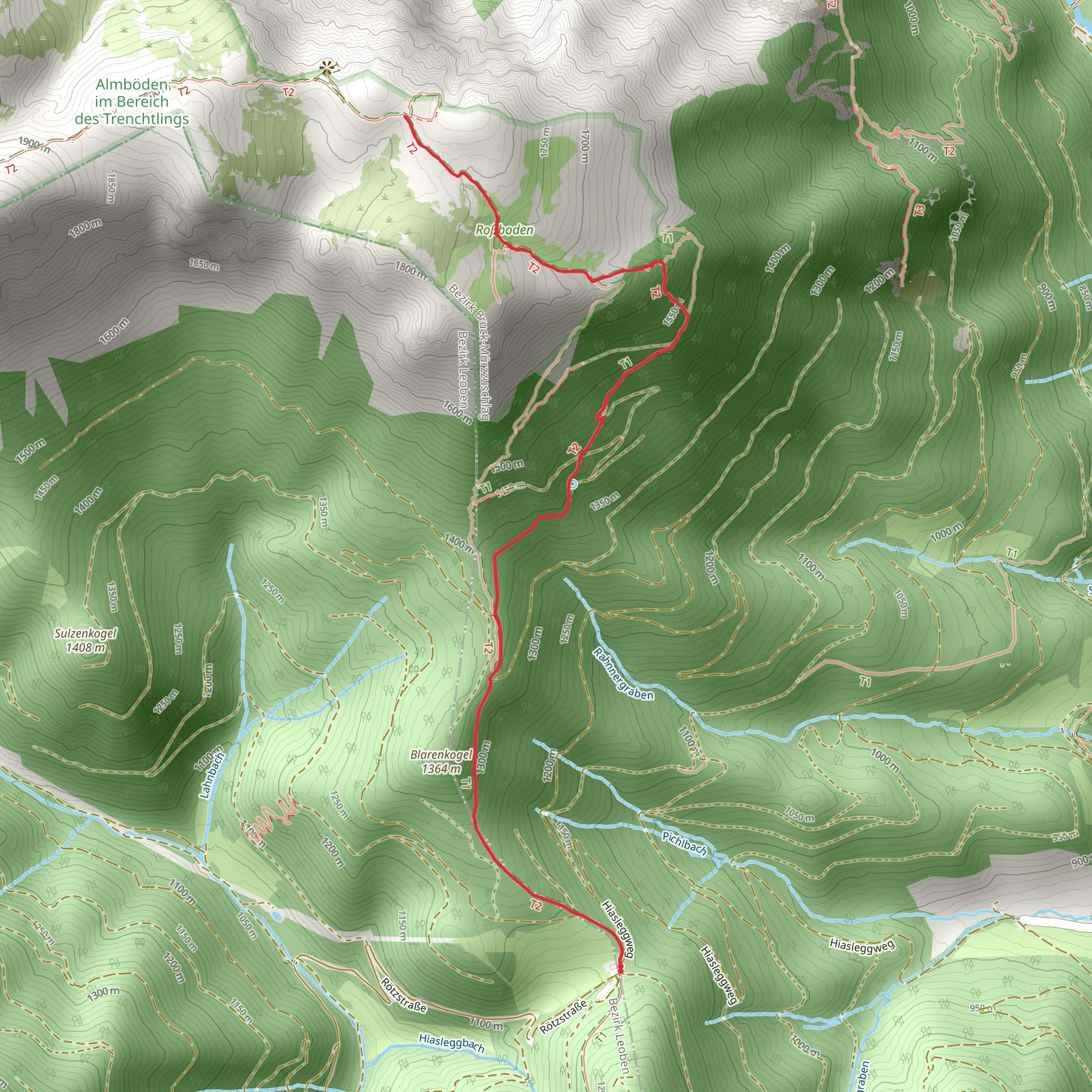 Edelweissboden mobile static map