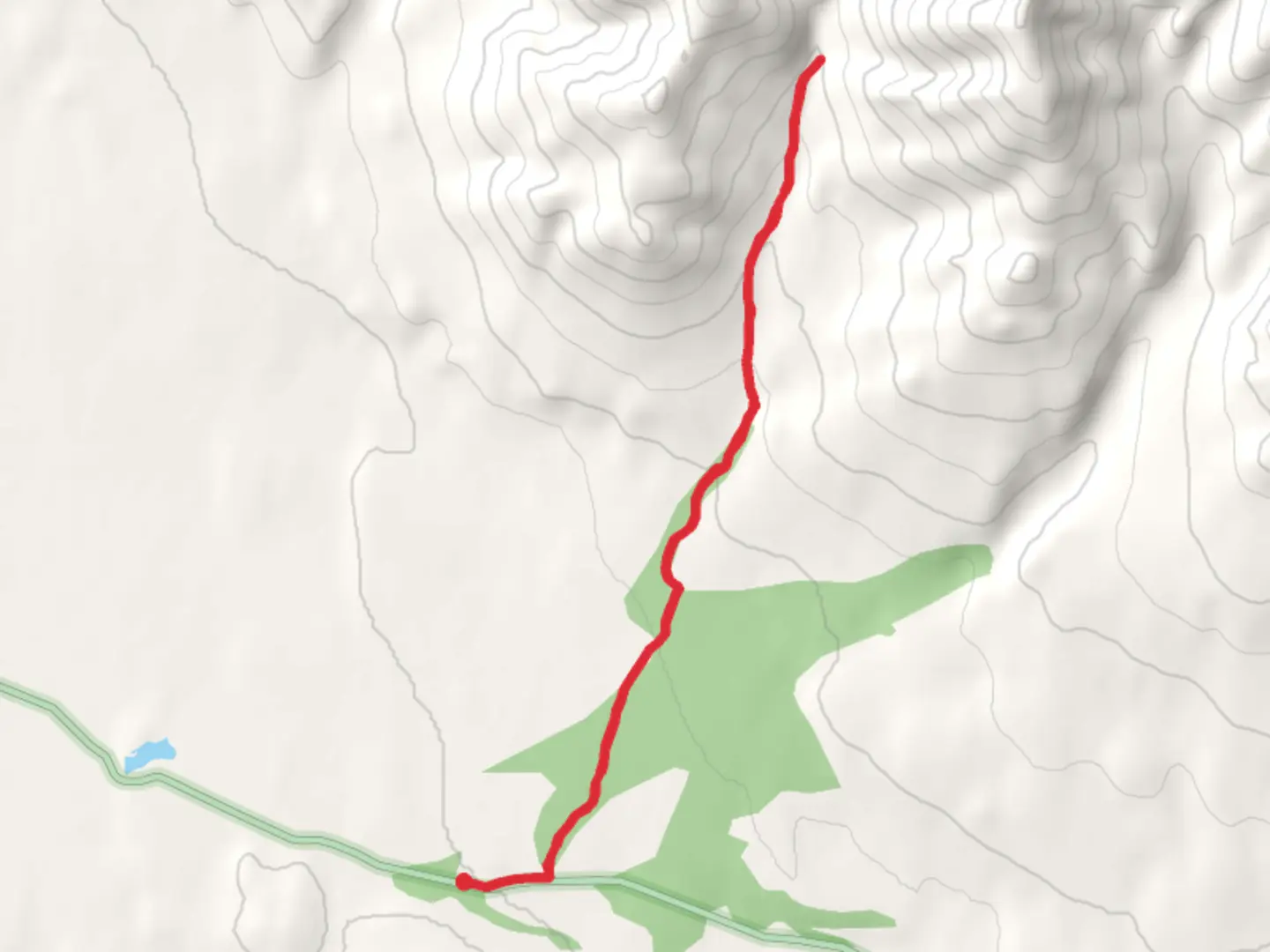An image depicting the trail Caribou Creek Trail and its surrounding area.