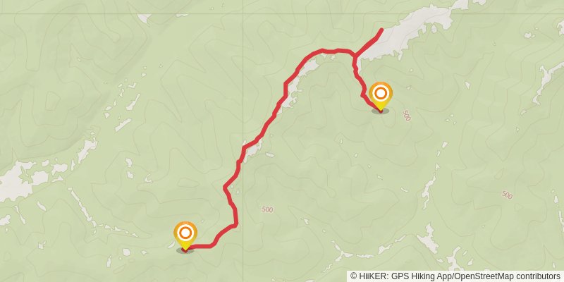 Compeau Trail alt 1 Map