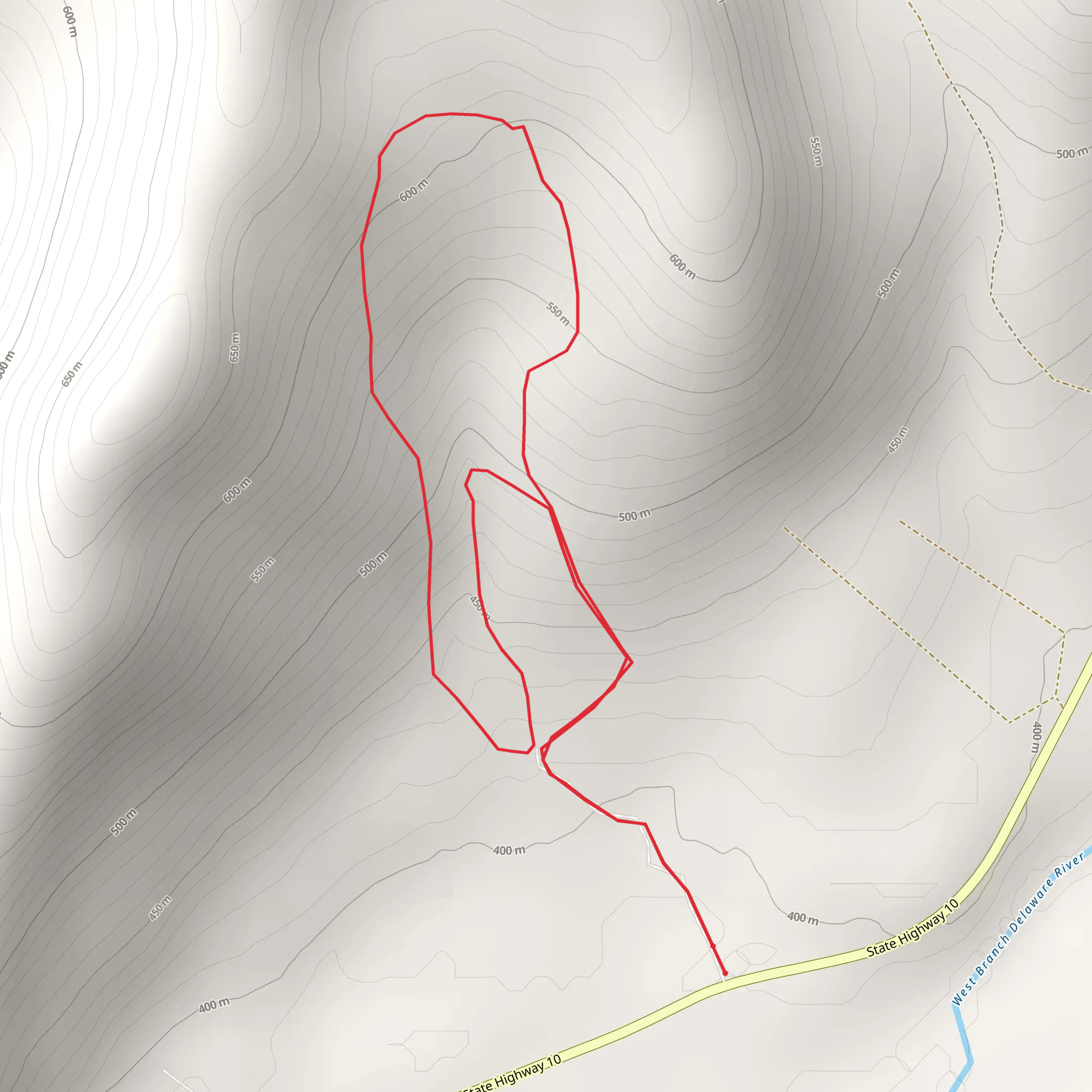 Nature Loop from State Highway 10 Loop mobile static map