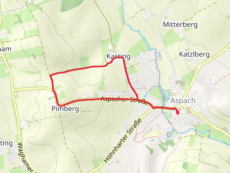 Pimberg-Weg mobile static map