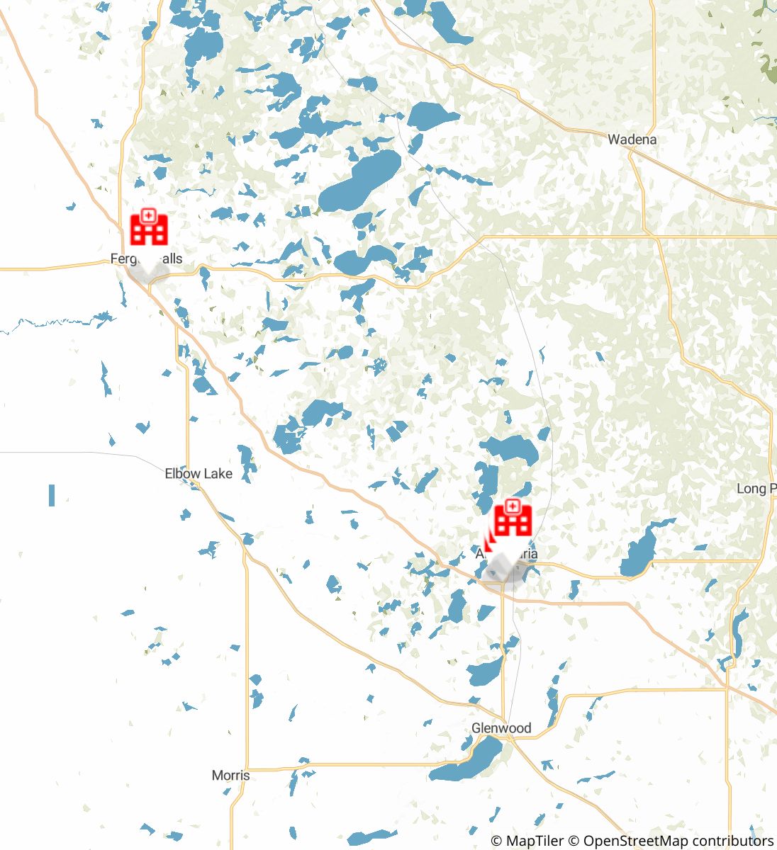 Central Lakes Trail Map Central Lakes State Trail | Minnesota | Food Stops, Shelters,