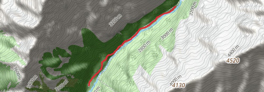 Annapurna Base Camp Trek stage 6 Map
