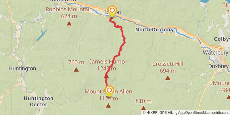 Monroe Skyline Trail stage 3 Map