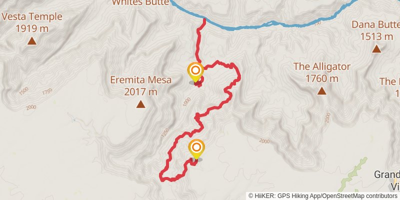 Hermit Trail stage 3 Map