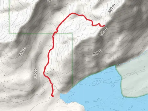 Sheridan Glacier Overlook