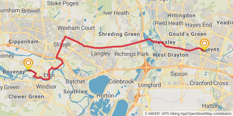 Orange Way stage 26 Map