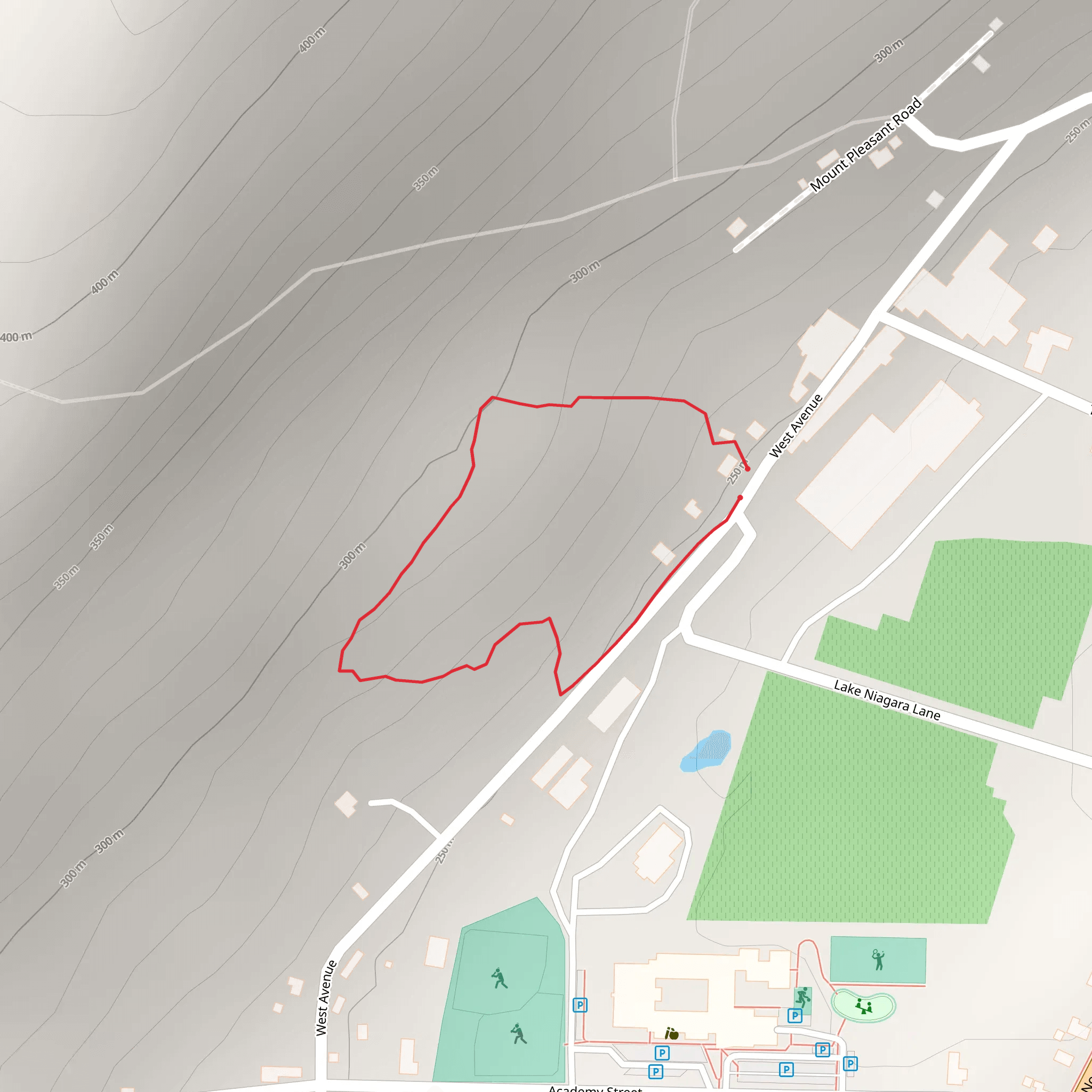 Gas Wells Loop mobile static map