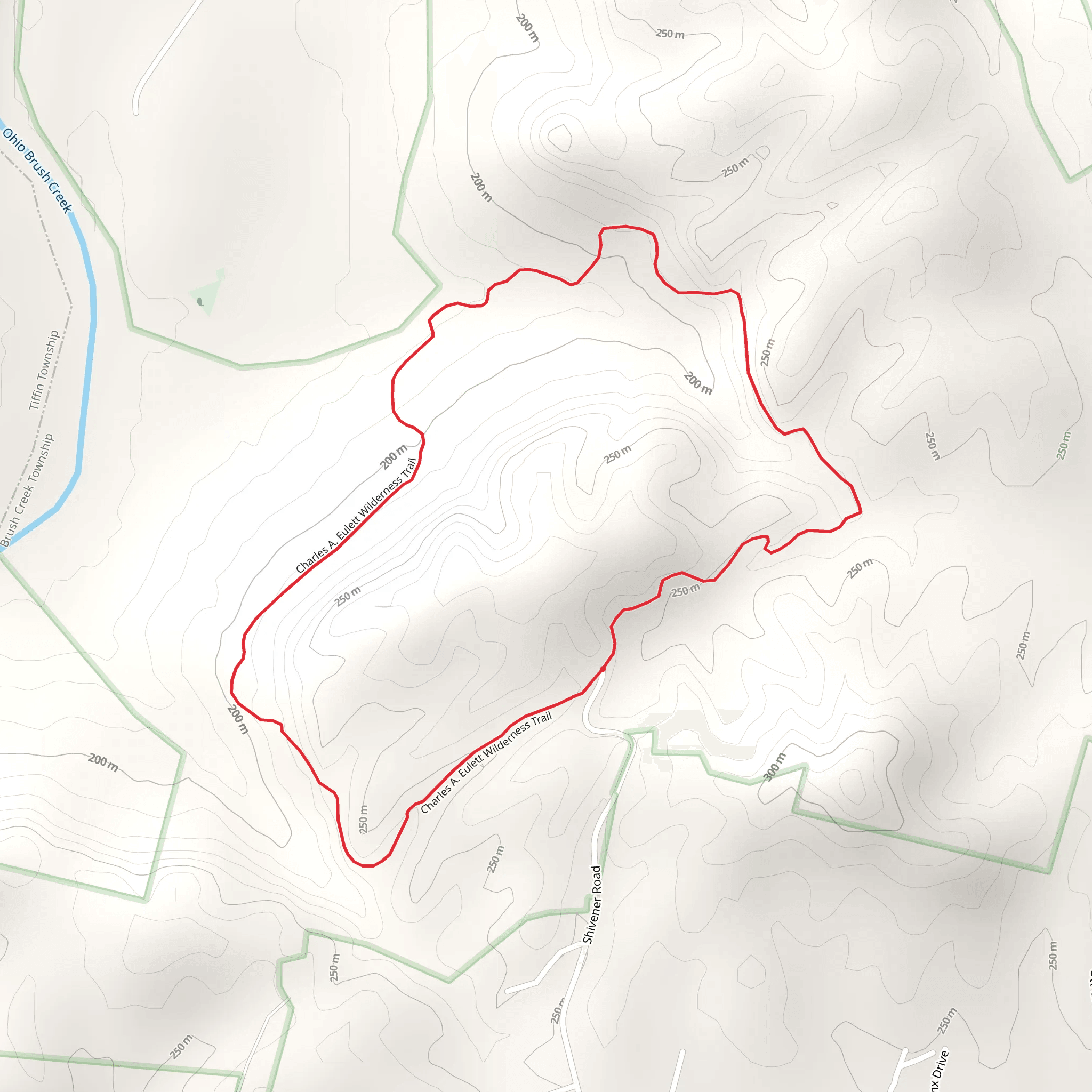 Charles A Eulett Wilderness Loop Trail mobile static map