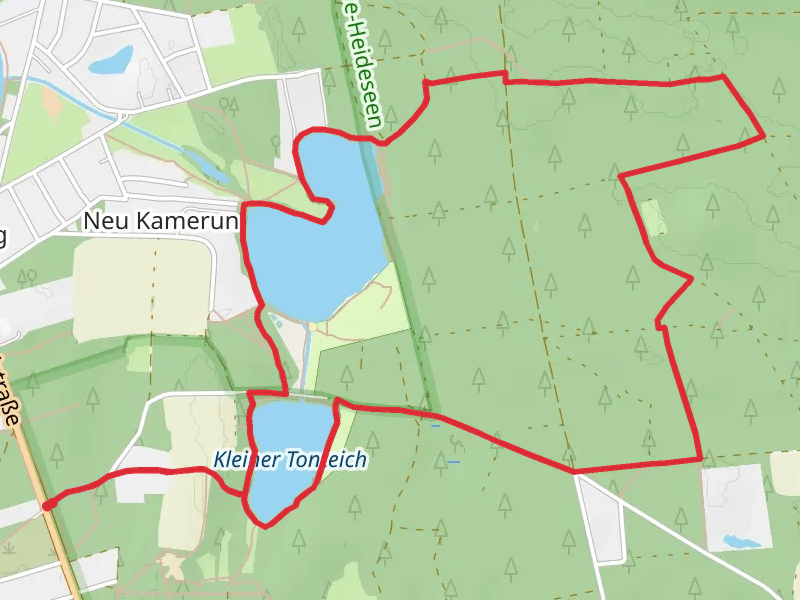Kleiner Tonteich and Großer Tonteich Loop