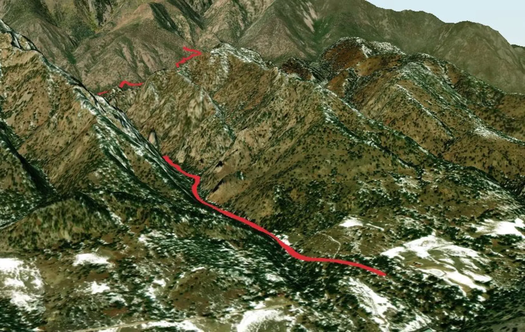 An image depicting the trail South Apache Trail and its surrounding area.