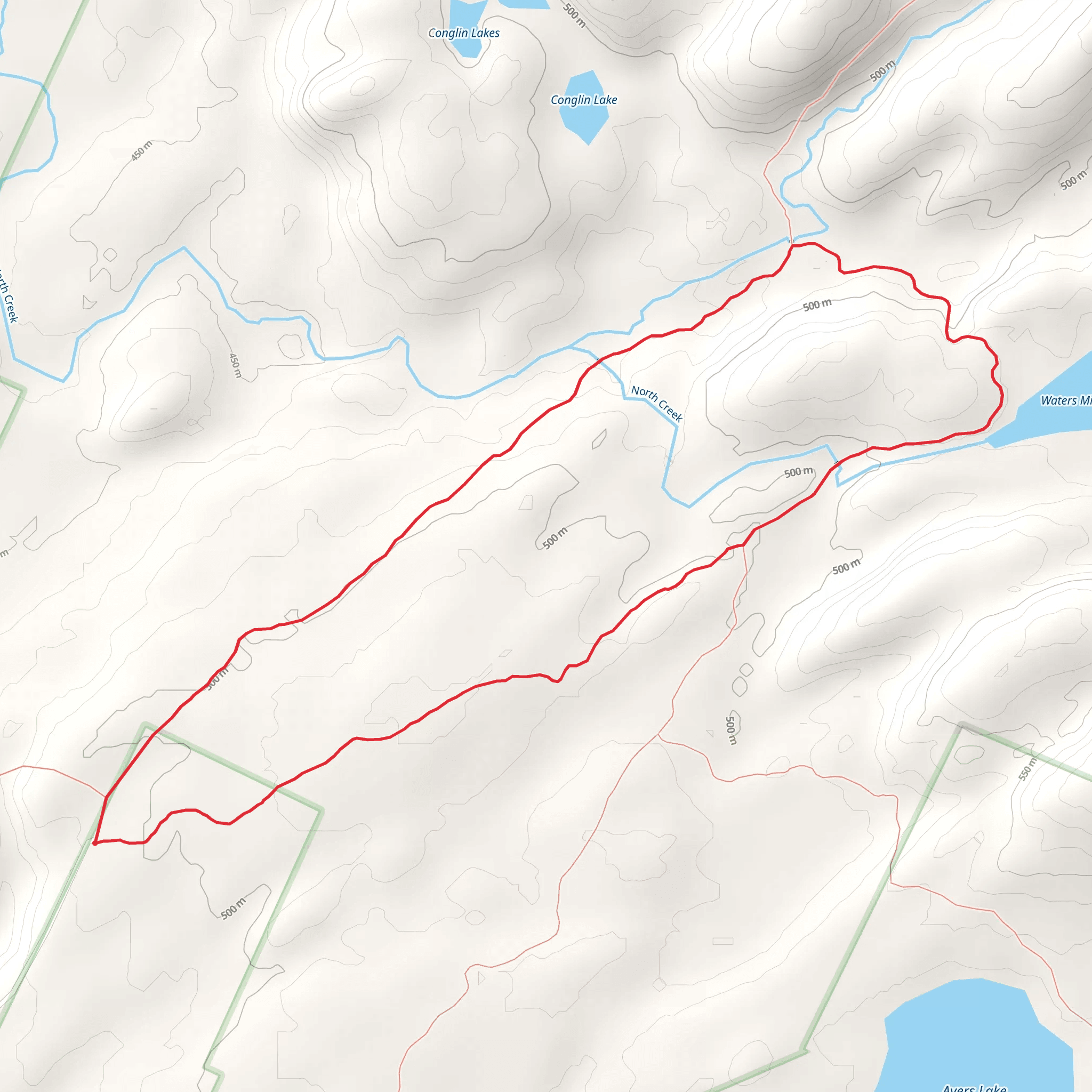 Waters Millpond Loop mobile static map