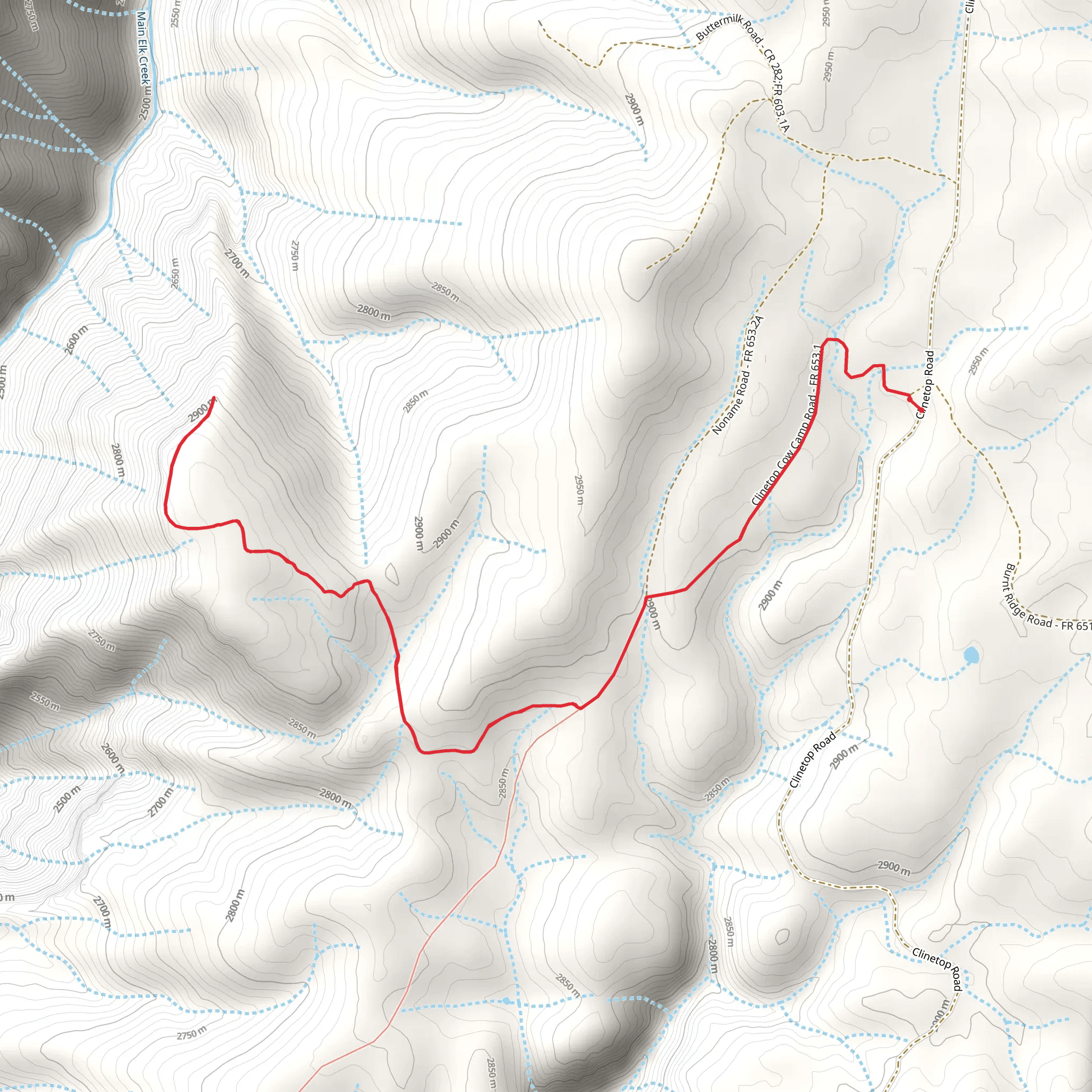 Hadley Point Trail mobile static map