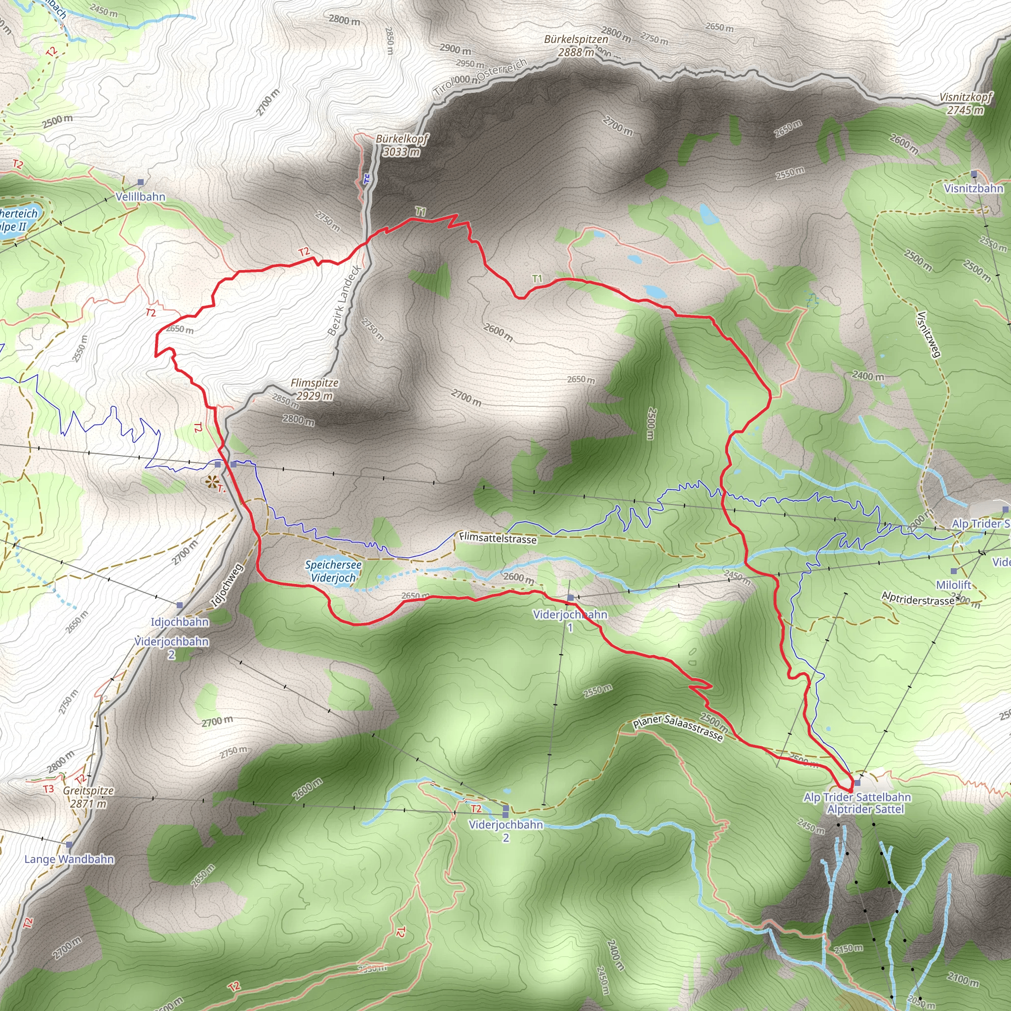 Flimspitz-Rundweg mobile static map