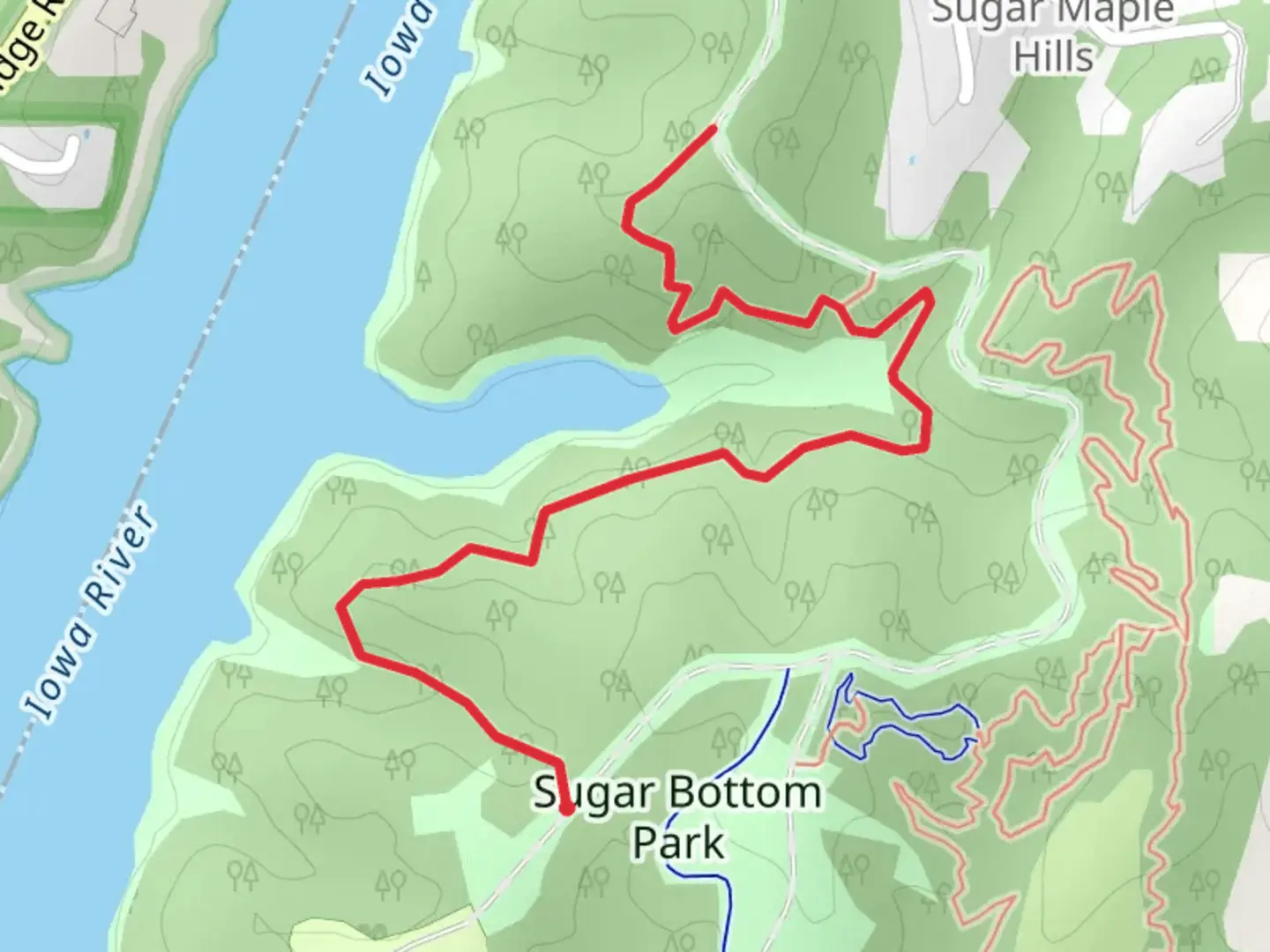 An image depicting the trail Crdar Valley Trail and its surrounding area.