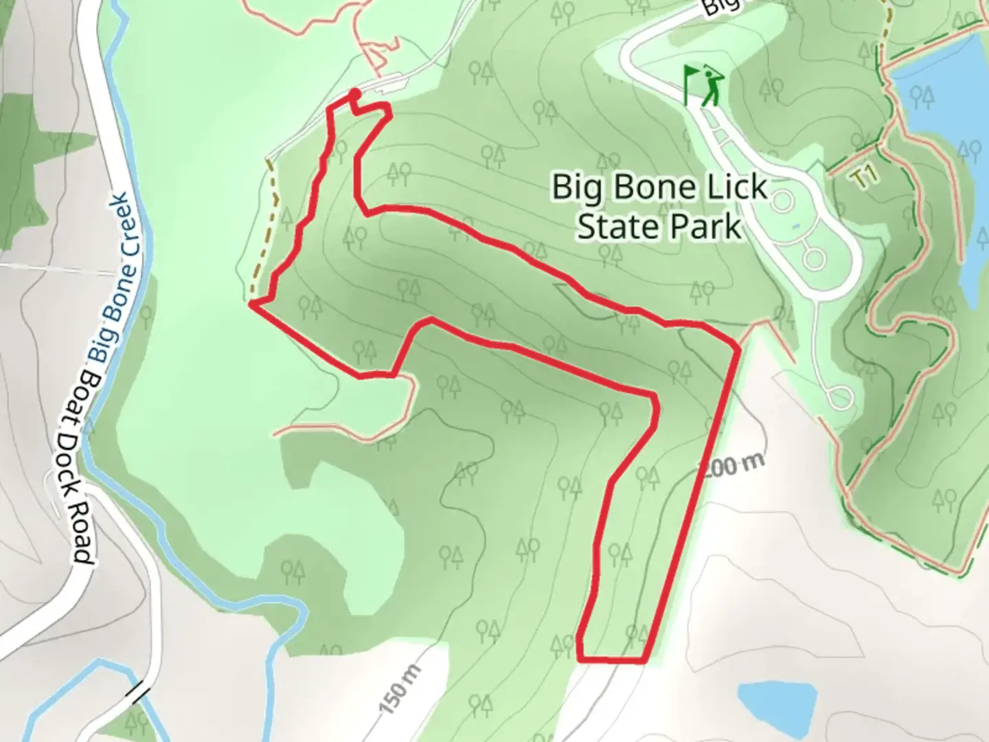 An image depicting the trail Cedar Run Loop Trail and its surrounding area.