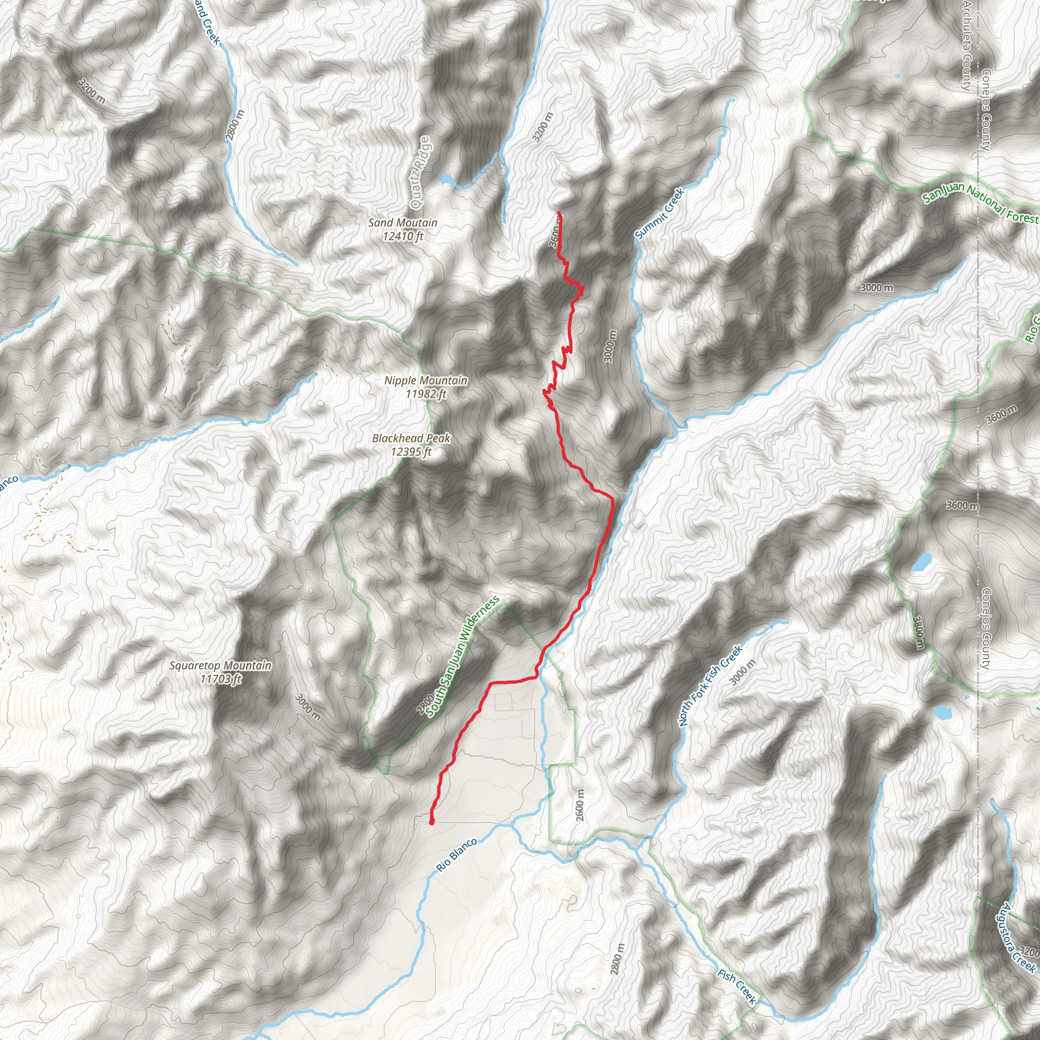 Blanco River Trail mobile static map
