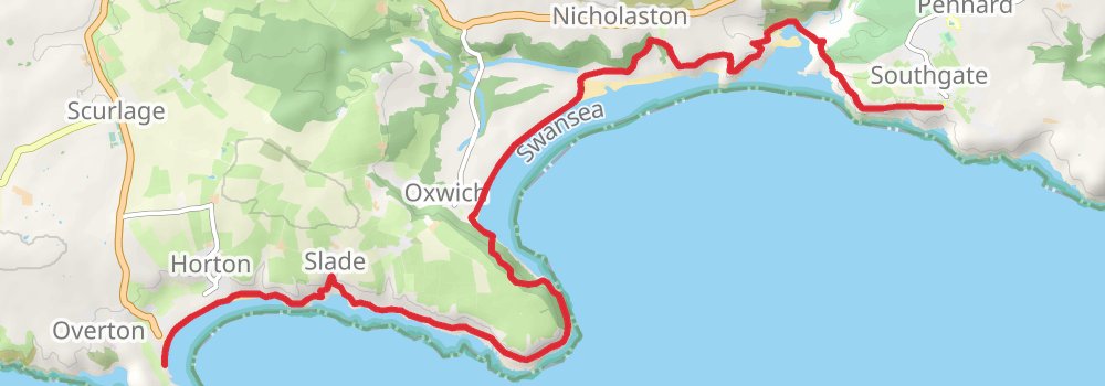 Wales Coast Path stage 64 Map