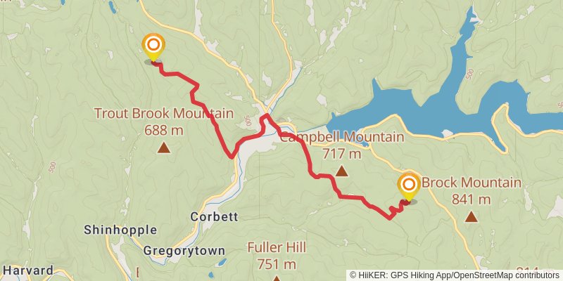 Finger Lakes Trail stage 48 Map