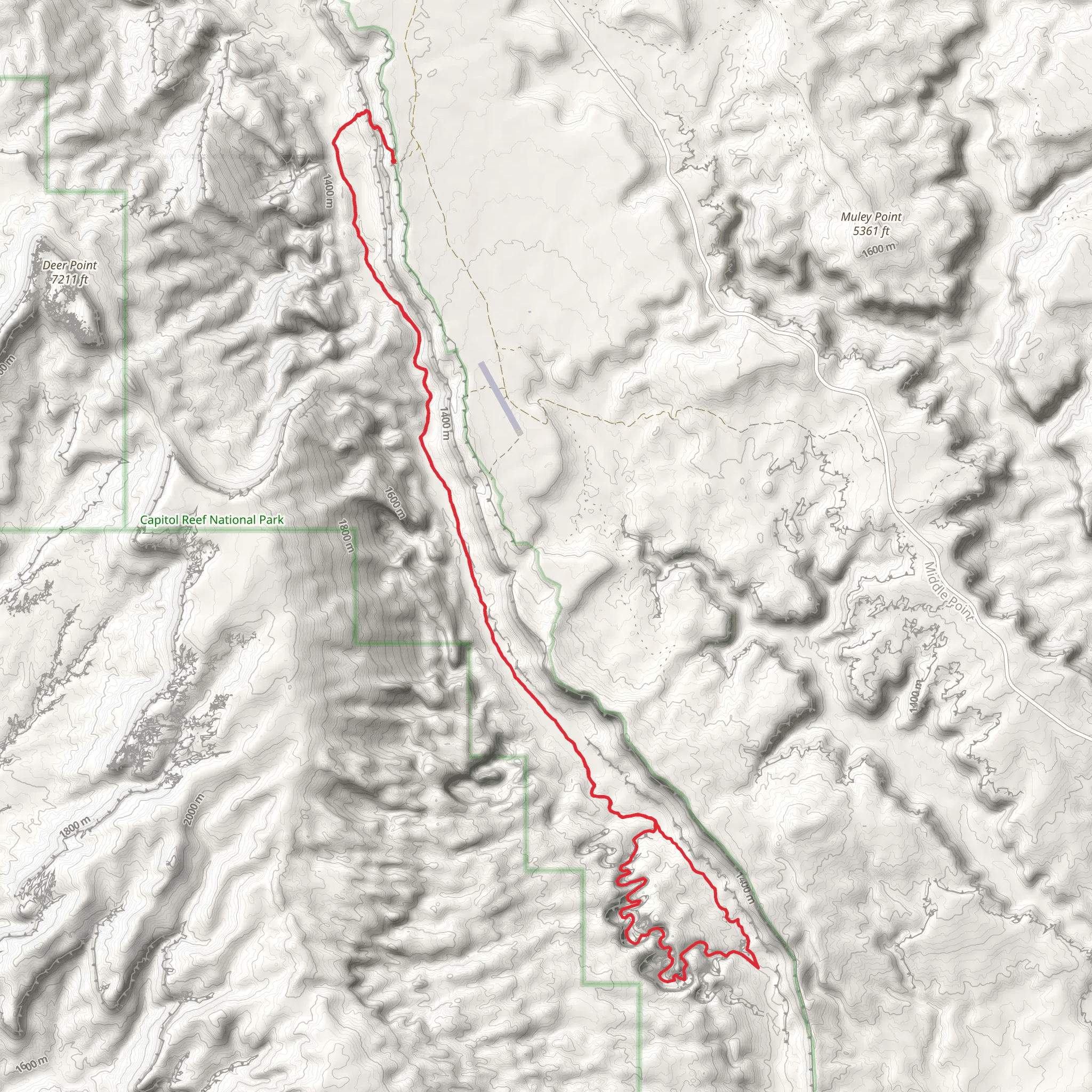 Halls Creek Loop mobile static map