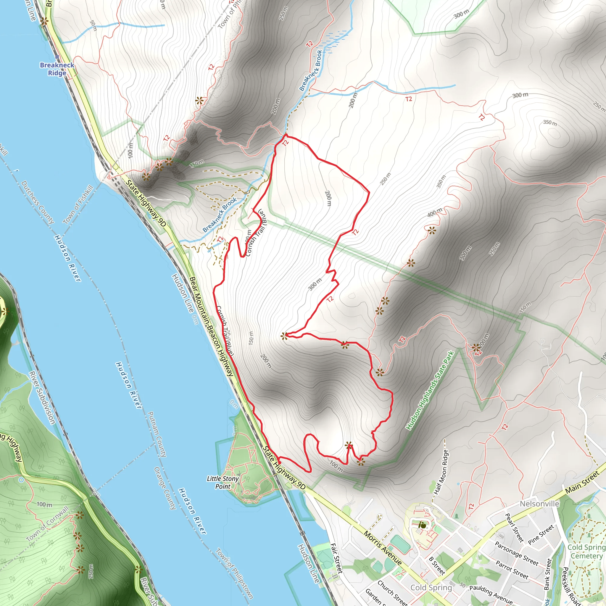 Little Stony Point Loop mobile static map