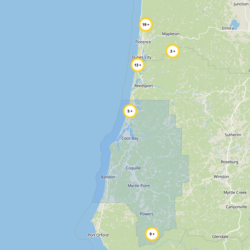 Coos County Static Map