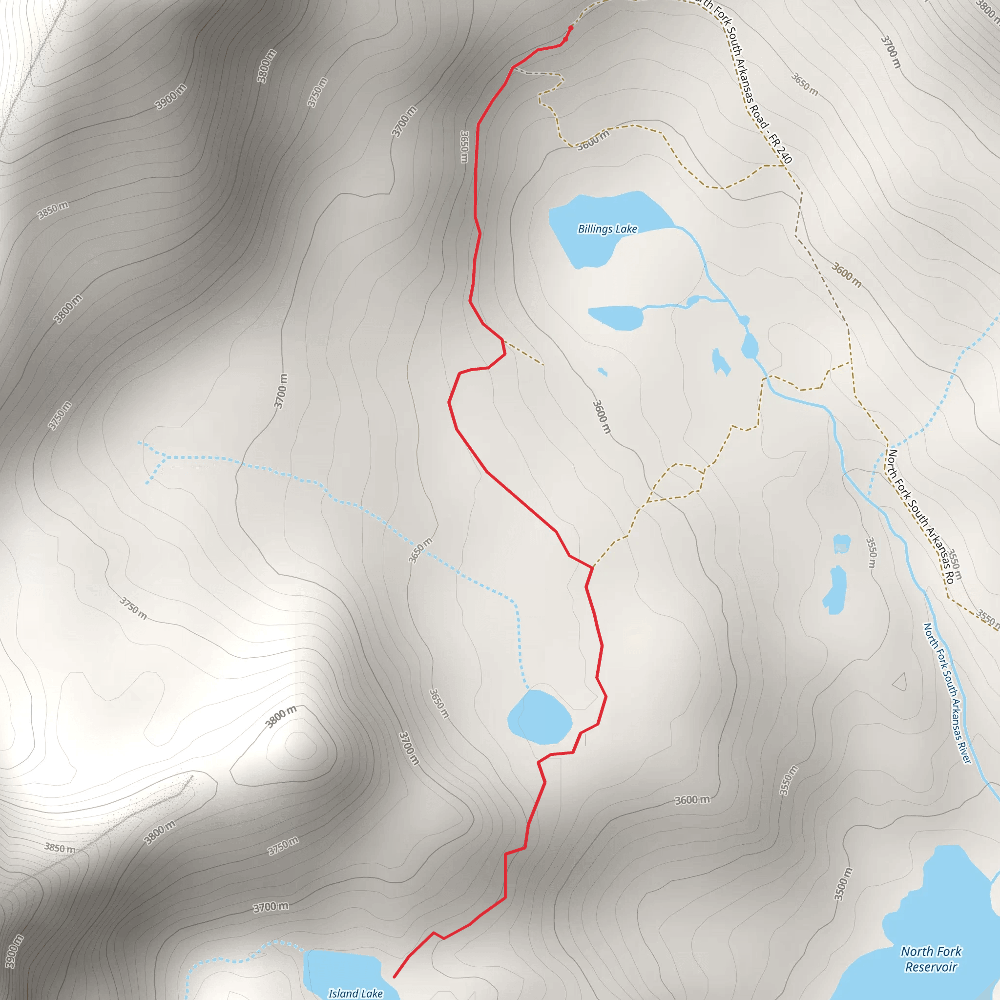 Island Lake mobile static map