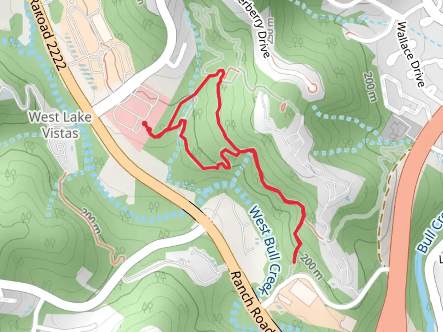 An image depicting the trail West Bull Creek Loop Walk and its surrounding area.