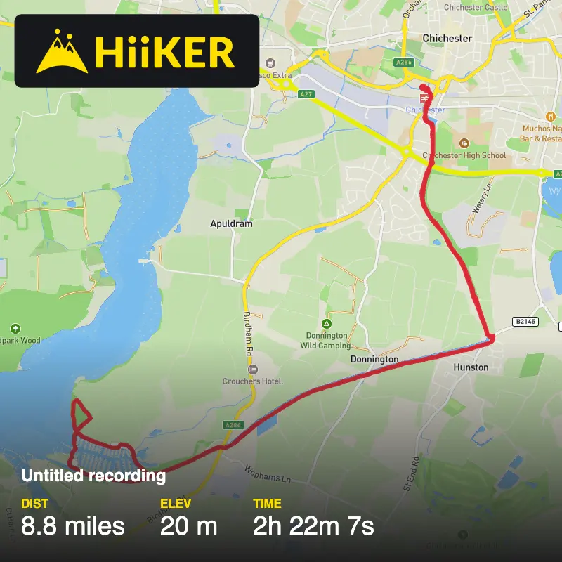 A map preview of the recording Chi Canal.