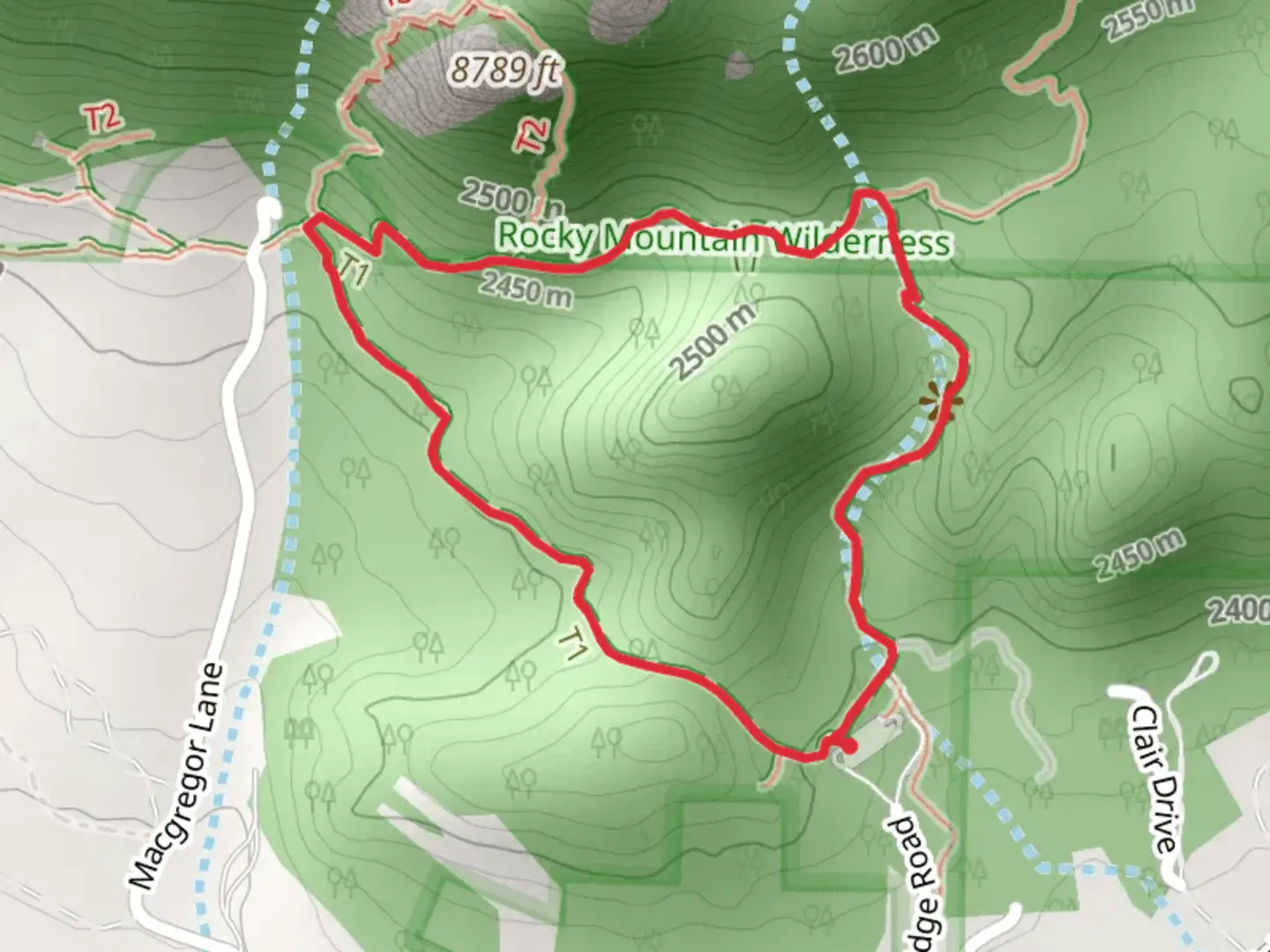 An image depicting the trail Lumpy Ridge and Gem Lake Loop Trail and its surrounding area.