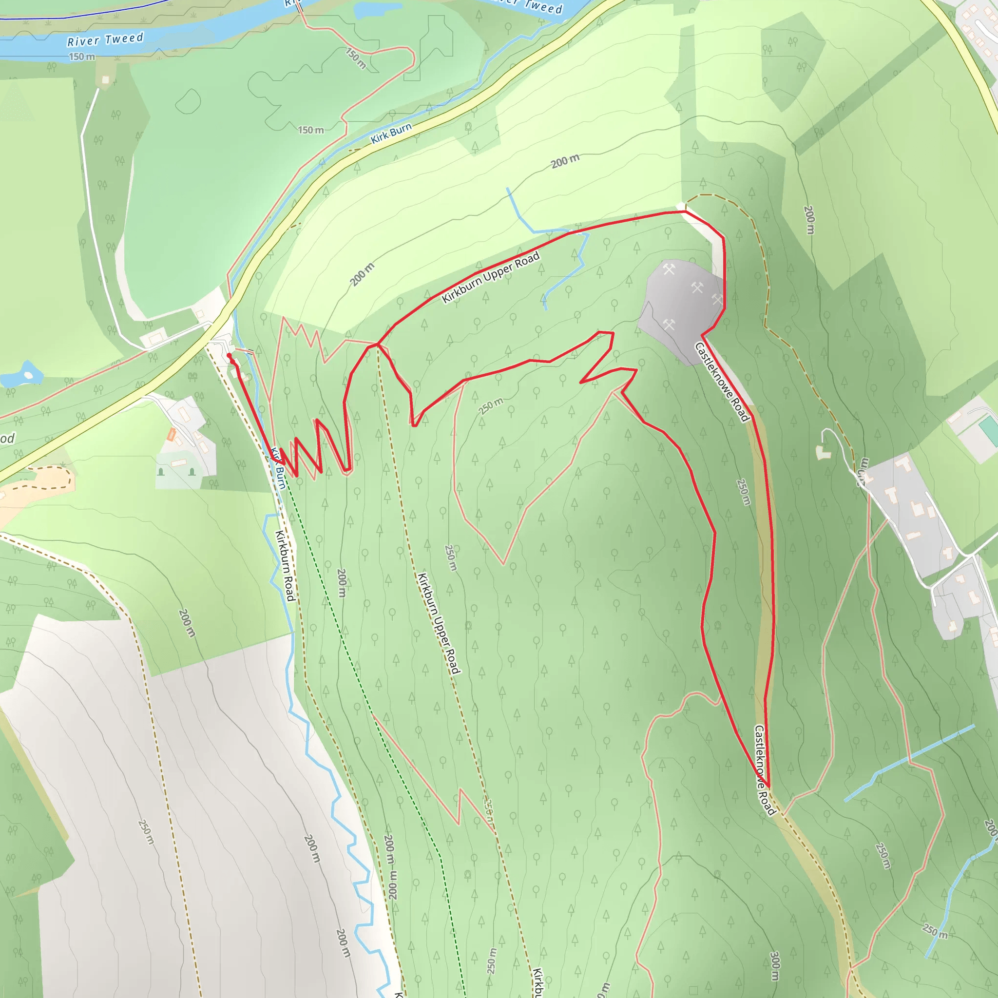 Fergus Loop Trail mobile static map
