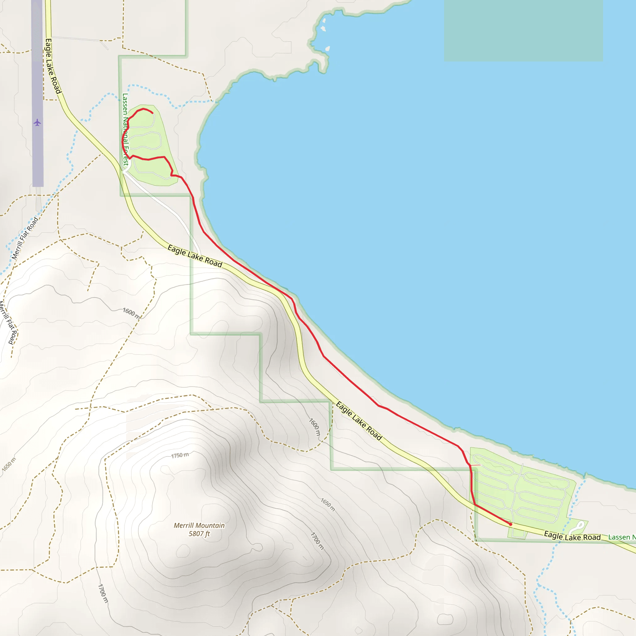Christie Campground mobile static map